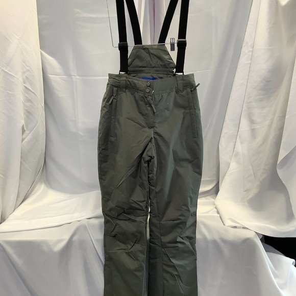Pants Mountain Warehouse Zipper Pocket Ski Leg Grey Snow Pants Bibs